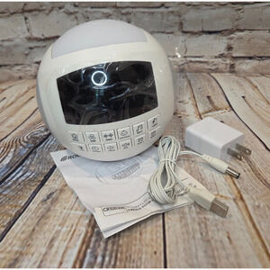 Snooze Alarm Clock Color Changing Sound Machine Bluetooth Night Light